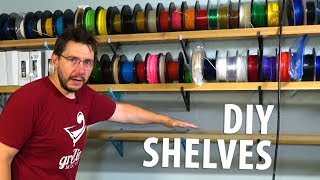 Practical 3D Printing Ideas DIY Shelf Brackets Filament Shelves [upl. by Howarth]