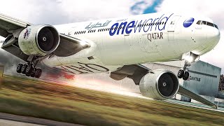 Flight Simulator 2022 RTX™ 3090  GEAR FAILURE  Emergency Landing  MSFS 4K Ultra Realism [upl. by Kcirdled669]