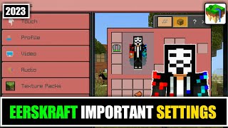 Eerskraft important settings  Eerskraft new update settings  Eerskraft new settings  2023 [upl. by Itagaki]