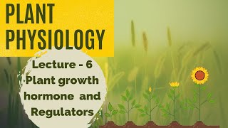 PLANT PHYSIOLOGY  Lecture  6 Plant growth Hormone and Regulators Go Agro [upl. by Philpot]