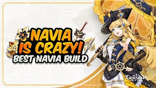 COMPLETE NAVIA GUIDE Best Navia Build  Artifacts Weapons Teams amp Showcase  Genshin Impact [upl. by Eivad664]