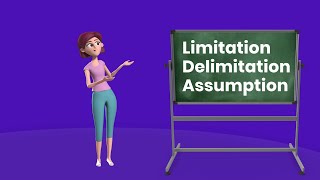 Limitations delimitations and assumptions in research Differences with Examples [upl. by Gilberta741]