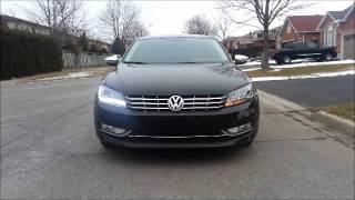 B7 VW PASSAT LED HID BIXENON HEADLIGHTS DEMO [upl. by Anyel]