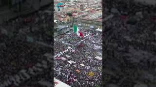 👉 Así le gritaron a AMLO en el Zócalo de la ciudad de México [upl. by Demetri332]