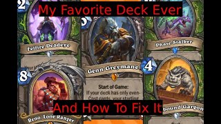 MY FAVORITE DECK EVER AND HOW I WOULD FIX IT FOR WILD [upl. by Sabba]