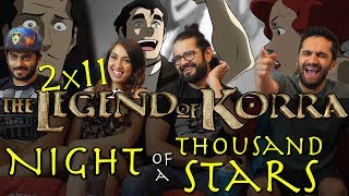 The Legend of Korra  2x11 Night of a Thousand Stars  Group Reaction [upl. by Ekenna34]