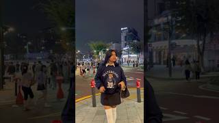 Exploring Hongdae amp Watching Street Kpop Dances in Seoul South Korea ⭐️ minivlog kpop seoul [upl. by Viridi]