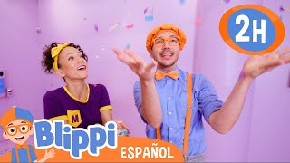 La Fábrica de los colores NYC  Aprende con Blippi  Videos educativos para niños [upl. by Ellatsyrc641]