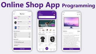 Online Shop Android Studio Project App tutorial  Online Shop App Ecommerce Programming [upl. by Alohcin276]