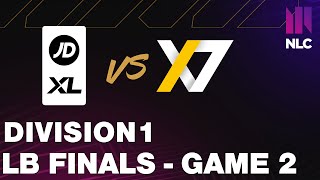 NLC 2022  Summer Split  Division 1  JDXL vs X7 Esports  Game 2 [upl. by Gypsie]