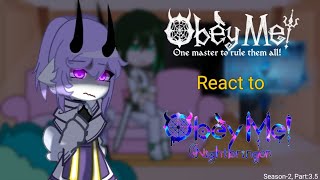 Obey Me react to Obey Me NB Season2 Part35 Disguises [upl. by Marc37]