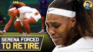 Serena Williams RETIRES Hurt from Wimbledon 2021  Tennis News [upl. by Sausa]