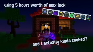 using 5 hours worth of max luck  sols rng [upl. by Llennyl]