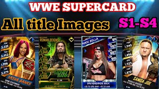 Wwe supercard  All title images cards [upl. by Ihsir393]