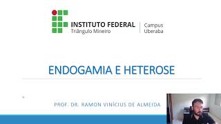 Melhoramento  Endogamia e Heterose [upl. by Yhtamit]