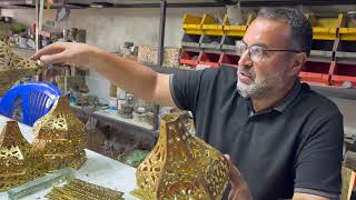 Hassan Wehbe Metal Art Chandeliers Decorative Utensils amp Copper Crafting La Maison Du Craft [upl. by Ethelyn]