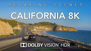 Driving Southern California Coast in 8K Dolby Vision HDR  Palos Verdes to San Diego [upl. by Odlauso]