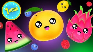 Fruit Baby Sensory  Colorful Dancing Fruit Animation for Babies to Watch [upl. by Ajidahk569]