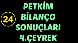 PETKİM BİLANÇO SONUÇLARI PETKM hisse petkm analiz borsa hisse petkim yorum finansallar [upl. by Attenoj]