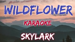 WILDFLOWER  SKYLARK KARAOKE VERSION [upl. by Det542]