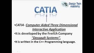 Short introduction of CATIA [upl. by Lonna]