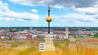 100 Years Later Hulls Time Ball Drops Again  Hull City Council [upl. by Cynara]