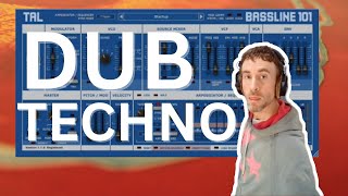 Dub techno music production with tal bassline 101 [upl. by Gareri]