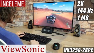 Her İşe Uygun 2K 144 Hz 1 MS Monitör  Viewsonic VX32582KPC İncelemesi [upl. by Anived656]