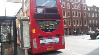 LK13 BHLTEH1462 on Route 189 York Street Marylebone  16th August 2016 [upl. by Schnurr]