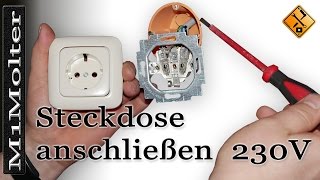 Steckdose anschließen  230V  Aber wie [upl. by Teirrah106]