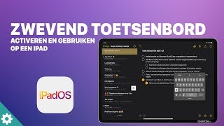 ⚙️ Zwevend toetsenbord activeren en gebruiken op een iPad [upl. by Adiari]