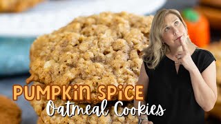 Pumpkin Spice Oatmeal Cookies [upl. by Annaiek]