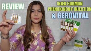 Review  Phenokinon amp Gerovital  Injek Hormon RIKASUSANTISusantichanel injeksi payudarakencang [upl. by Ianaj]