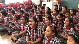 Mera Kendriya Vidyalaya beautiful song with actions by class 5th [upl. by Ellerad241]