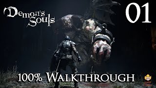 Demons Souls Remake  Walkthrough Part 1 Gates of Boletaria [upl. by Yanrahs76]