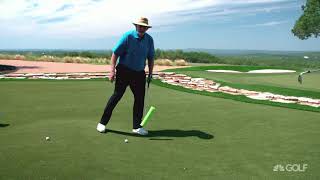 Wedge Week Pelzs wedge play tips for sloping lies  Golf Channel [upl. by Clay452]