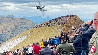 AXALP 2023 FA18 extreme Action 🇨🇭 4K Swiss Air Force Airshow [upl. by Johny]