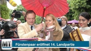 Fürst Alexander zu SchaumburgLippe eröffnet 14 Landpartie im Schloss Bückeburg [upl. by Petulia]