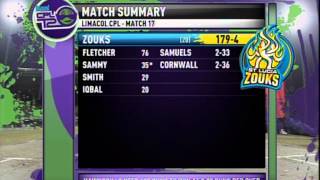 Highlights Match 17  Antigua Hawksbills v St Lucia Zouks [upl. by Anselm]