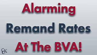 Alarming Remand Rates at the Board of Veterans Appeals in 2023 [upl. by Yarak]