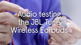 Audio testing with the JBL Tune Wireless Earbuds  Featured Tech [upl. by Winwaloe]