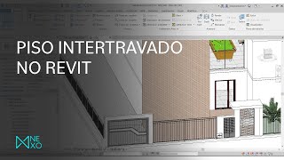 PISO INTERTRAVADO NO REVIT [upl. by Swanhilda]