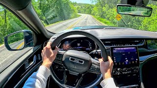 2023 Jeep Grand Cherokee Trailhawk 4xe  POV Quick Drive Binaural Audio [upl. by Niattirb879]