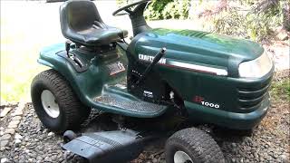 BEST VIDEO on HOW to REPLACE a DRIVE BELT on a Common CRAFTSMAN RIDING Lawnmower 42quot deck [upl. by Elok123]