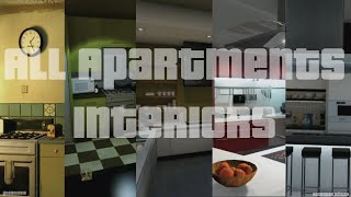 GTA Online  All Apartments Interiors With The Prices  LowEnd to Custom HighEnd Cinematic Tour [upl. by Eenattirb963]