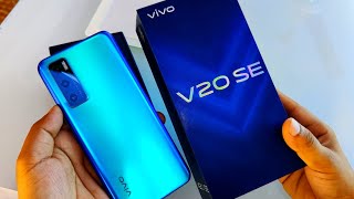 Vivo V20 SE Aquamarine Green Unboxing First Look amp Review  Vivo V20 SE Price Specifications etc [upl. by Adnaw]