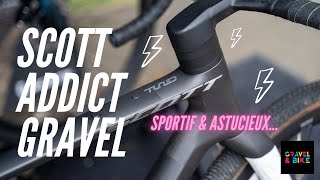 SCOTT ADDICT GRAVEL  une gamme sportive et astucieuse 🔥🔥🔥 [upl. by Ellehcsor]