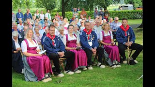 Feldmesse  Start zum Trachtenschützenfest in Uefte 2024 [upl. by Atteuqnas]