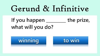 Gerunds and Infinitive  Grammar Quiz  Can you score 20 [upl. by Igig457]