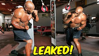 LEAKED MIKE TYSON TRAINING at 57 YO on SPEED BAG and PADS FOR JAKE PAUL FIGHT UNSEEN SPARRING [upl. by Fey935]